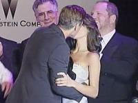 Clooney sells kisses in Cannes