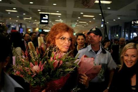 Sophia Loren welcomed in Sydney
