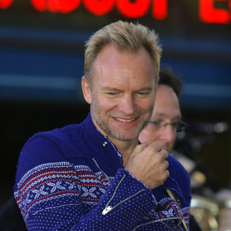 Sting annoyed wife with sex talk