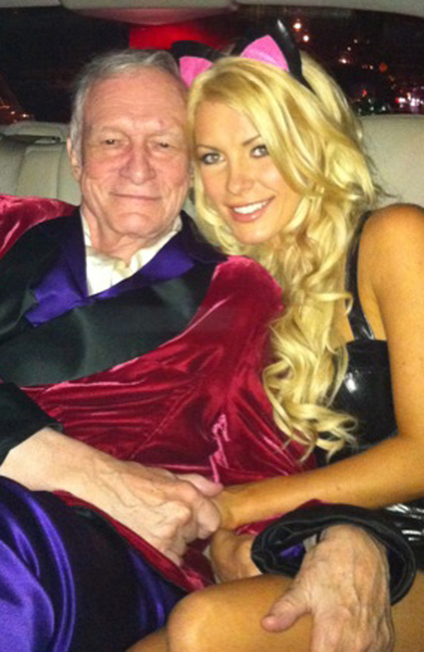 Hugh Hefner reveals wedding date