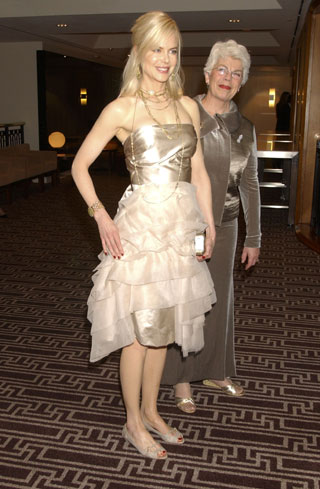 Nicole Kidman arrives at the Fundraiser dinner