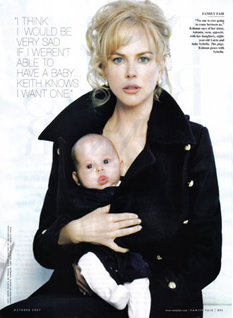 Nicole Kidman covers Vanity Fair