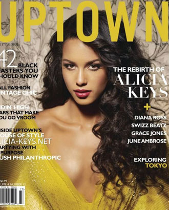 Alicia Keys covers Uptown magazine