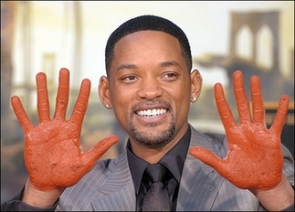 Will Smith makes an impression at Hollywood landmark