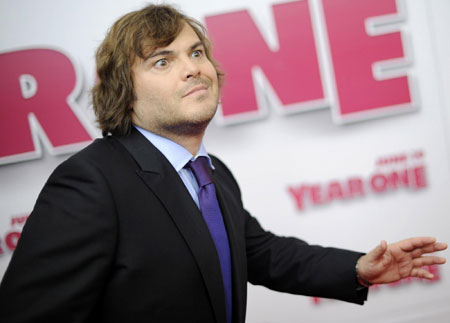 Jack Black and other celebs arrive for premiere of 