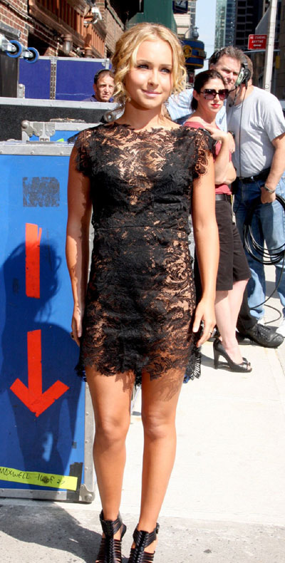 Hayden Panettiere visits 