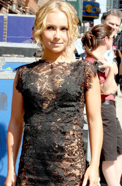 Hayden Panettiere visits 