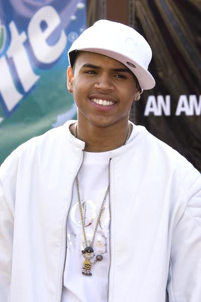 Chris Brown kisses Kanye ex