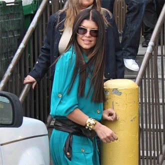 Fergie shows mature look