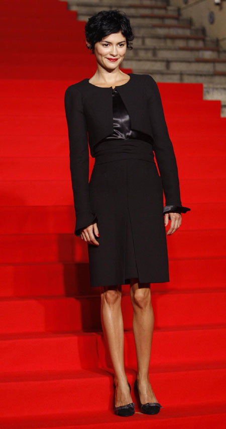 Audrey Tautou at for Japan premiere of the film 