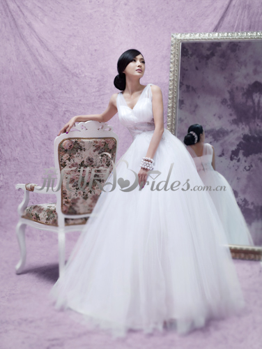 Bridal look of Qin Lan