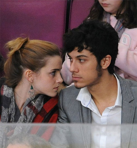 Emma Watson's hockey date