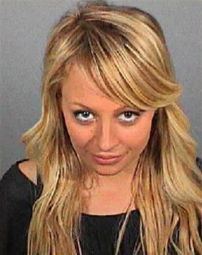Celebrity mugshots
