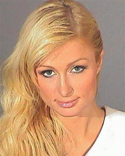 Celebrity mugshots