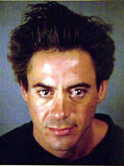 Celebrity mugshots