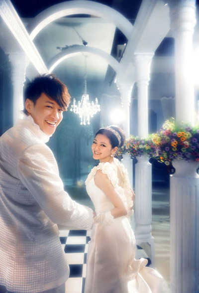 Barbie Hsu & Peter Ho's 'wedding' photo shoot