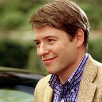 Improvising dad Matthew Broderick