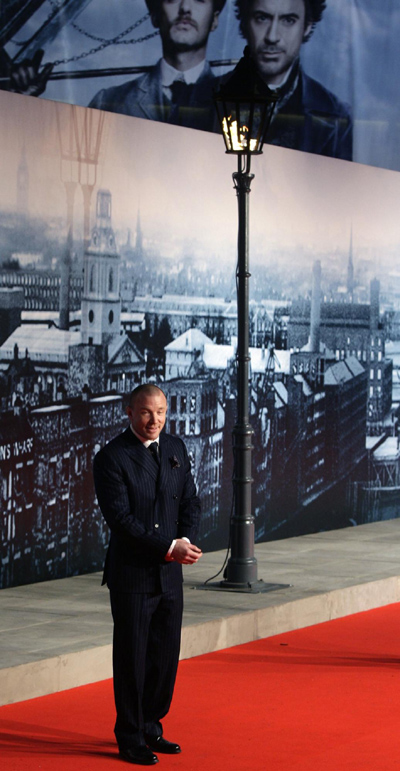 Cast members promote movie Sherlock Holmes in Berlin