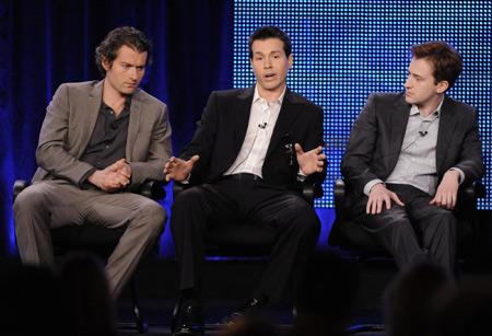 Steven Spielberg at HBO sessions of the Television Critics Association winter press tour