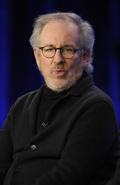 Steven Spielberg at HBO sessions of the Television Critics Association winter press tour