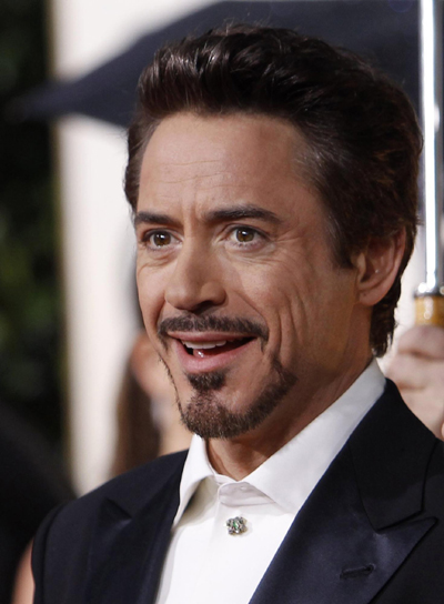 Robert Downey Jr. arrives at 67th annual Golden Globe Awards