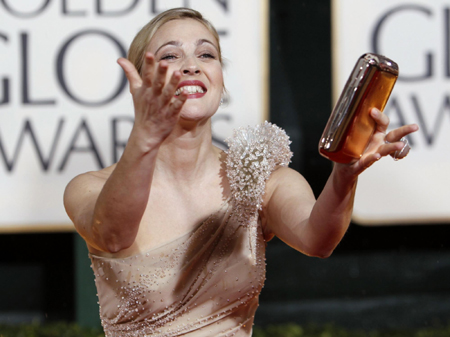 Drew Barrymore arrives at the 67th annual Golden Globe Awards in Beverly Hills