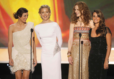 Nicole Kidman and Penelope Cruz at 16th annual Screen Actors Guild Awards in L.A.