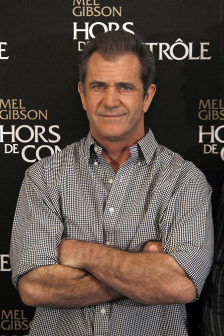 Mel Gibson attends a photocall for film 