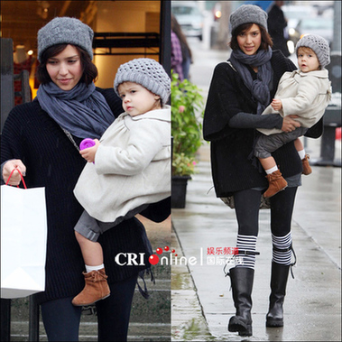 Jessica Alba's stubborn daughter