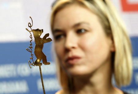 Renee Zellweger,Yu Nan and jury president at Berlinale International Film Festival