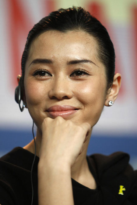 Renee Zellweger,Yu Nan and jury president at Berlinale International Film Festival