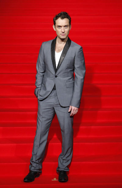 Jude Law attends film 