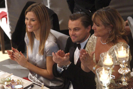 Leonardo DiCaprio and girlfriend attend the 