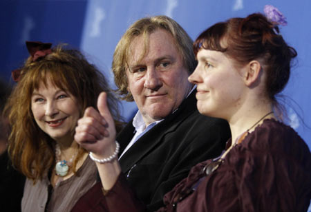 Gerard Depardieu with movie 