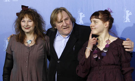 Gerard Depardieu with movie 