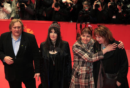 Gerard Depardieu with movie 