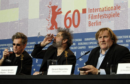 Gerard Depardieu with movie 