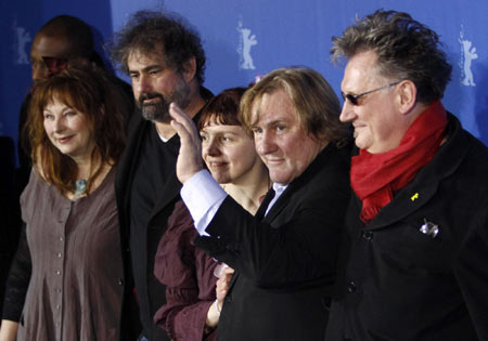 Gerard Depardieu with movie 