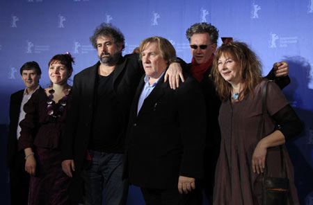 Gerard Depardieu with movie 
