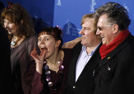 Gerard Depardieu with movie 
