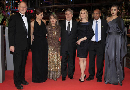 Jury president Werner Herzog arrives for awards ceremony