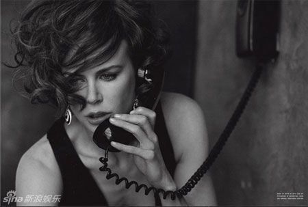 Nicole Kidman in February issue of Vogue Italia