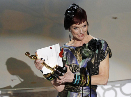 Sandy Powell wins best costume design Oscar for 