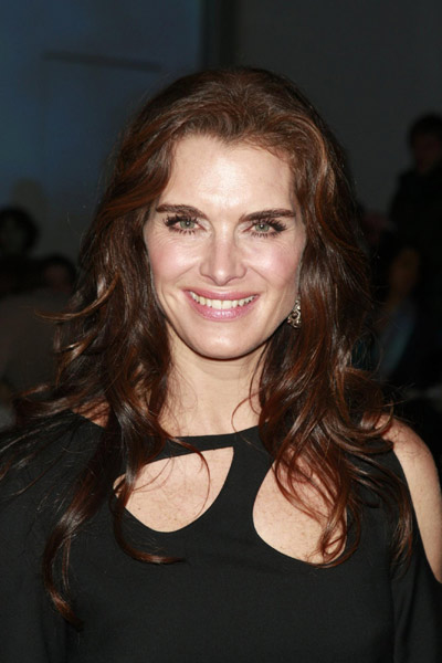 Brooke Shields attends the Pamella Roland Fall 2010 collection