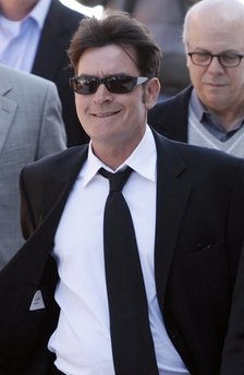 Charlie Sheen back at work on `Two and a Half Men'