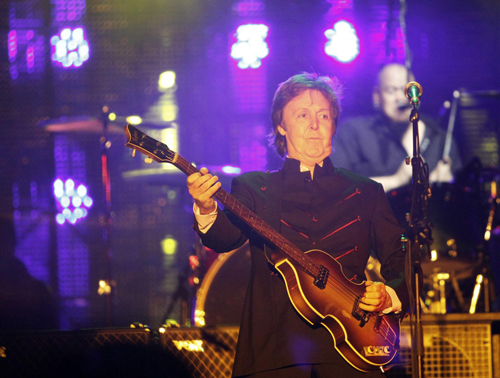 Paul McCartney performs at Hollywood Bowl in L.A.