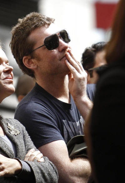 Russell Crowe honored with a star on the Walk of Fame in Hollywood