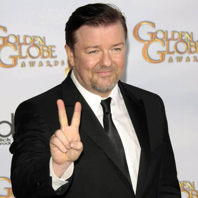 Ricky Gervais' sausage feast