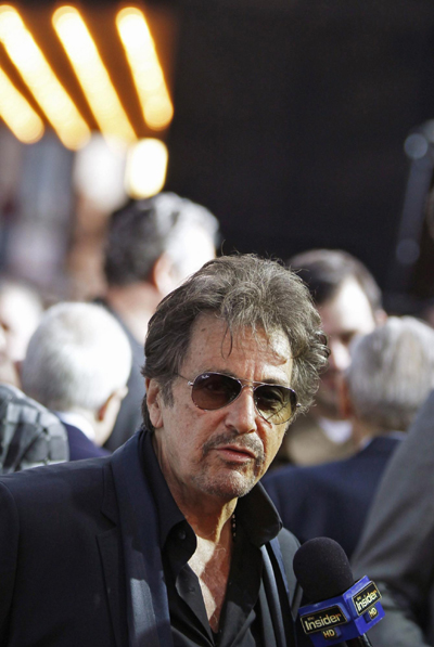 Al Pacino at premiere of TV film 