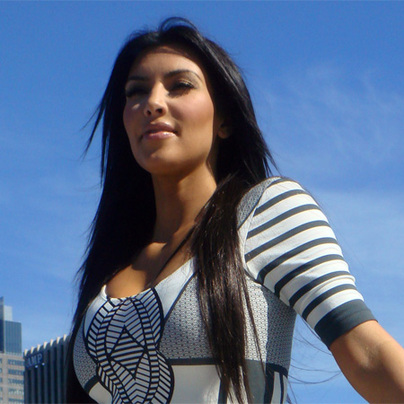 Kim Kardashian's water bomb bottom